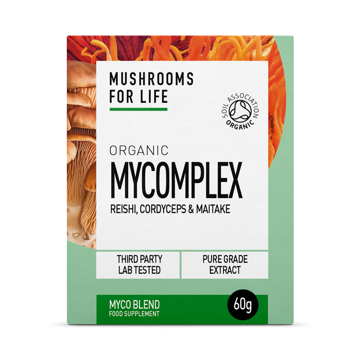 Mushrooms For Life Organic Mycomplex Myco Blend Powder 60g