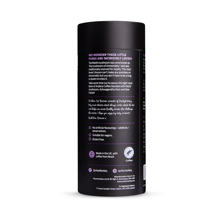 Quirky Monkey Reishi Mushroom Coffee Fusion (Royal Reishi Me) 150g image 3