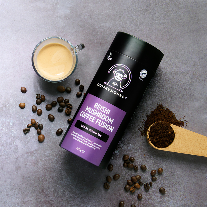 Quirky Monkey Reishi Mushroom Coffee Fusion (Royal Reishi Me) 150g image 6