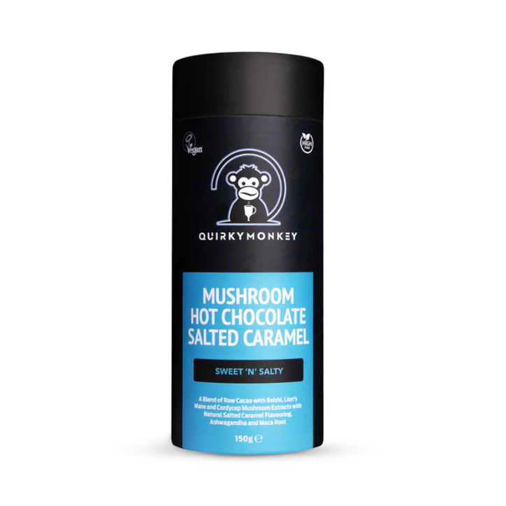 Quirky Monkey Salted Caramel Mushroom Hot Chocolate (Sweet ‘N’ Salty) 150g