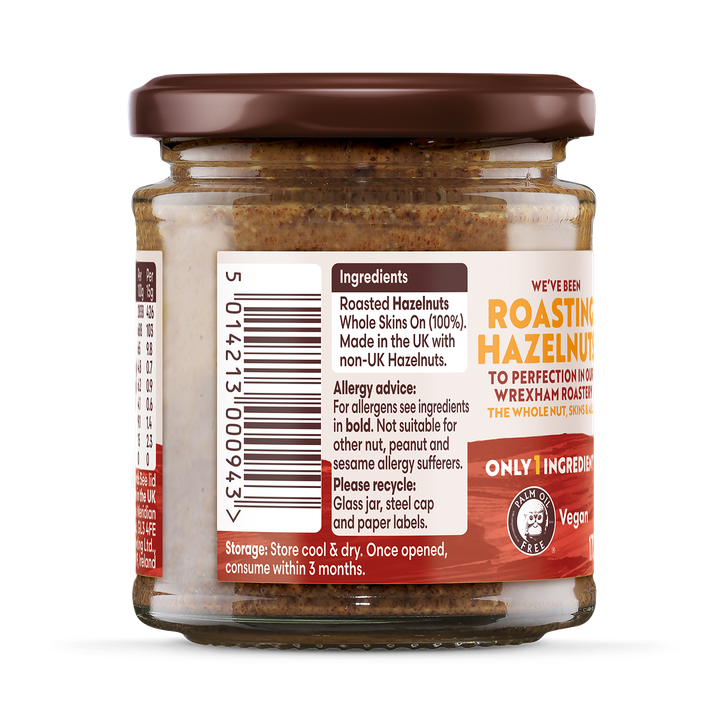 Meridian Natural Hazelnut Butter Whole Nut Spread 170g image 2