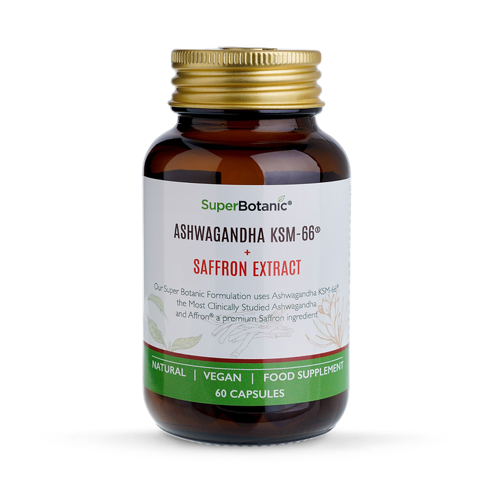 SUPER BOTANIC Ashwagdha KSM66 + Saffron extract