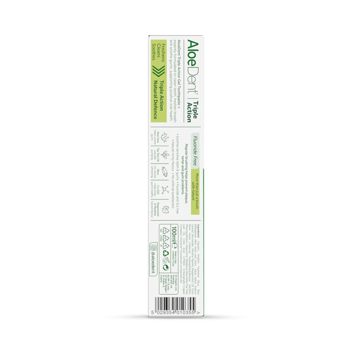 Aloe Dent Triple Action Aloe Vera Toothpaste 100ml image 6