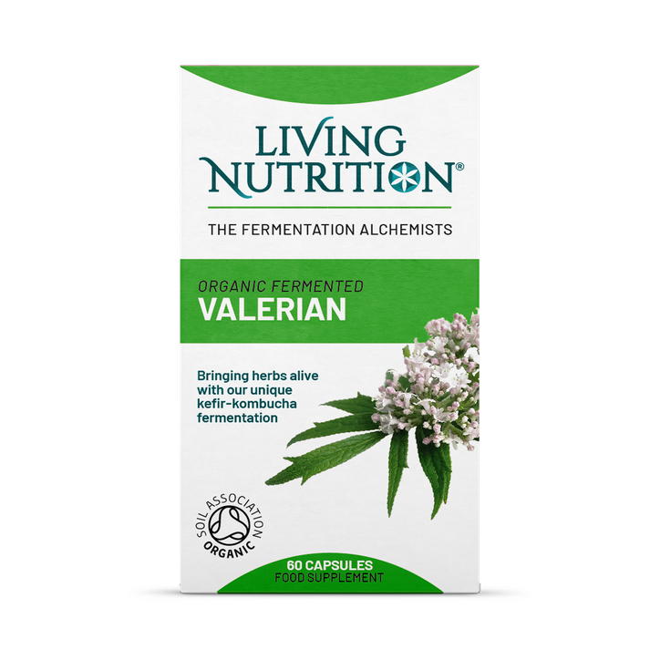 Living Nutrition Organic Fermented Valerian 60 Caps
