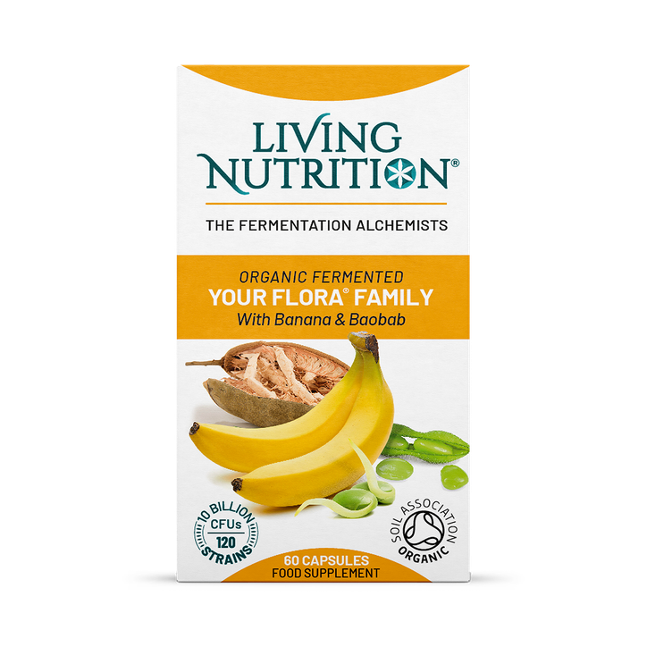 Living Nutrition Organic Your Flora Sensitive 60 Caps