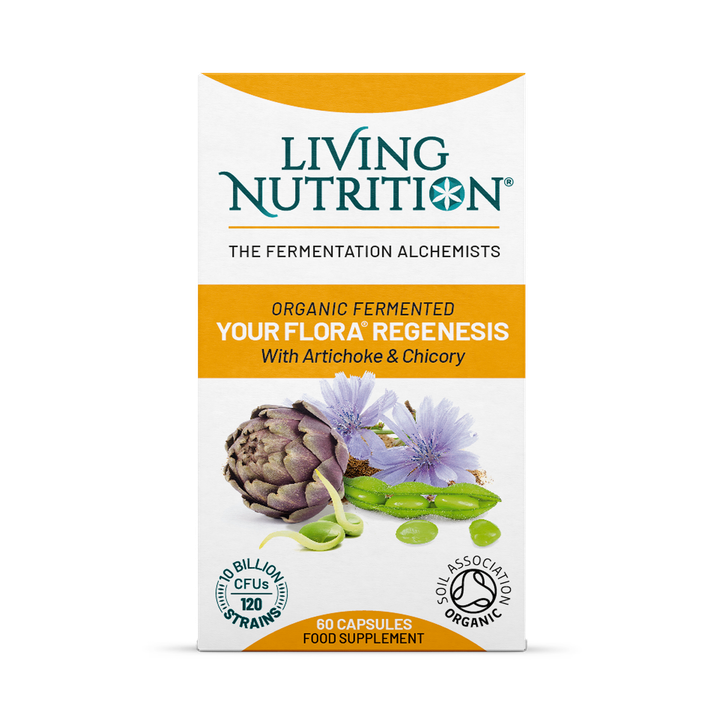 Living Nutrition Organic Your Flora Regenesis 60 Caps