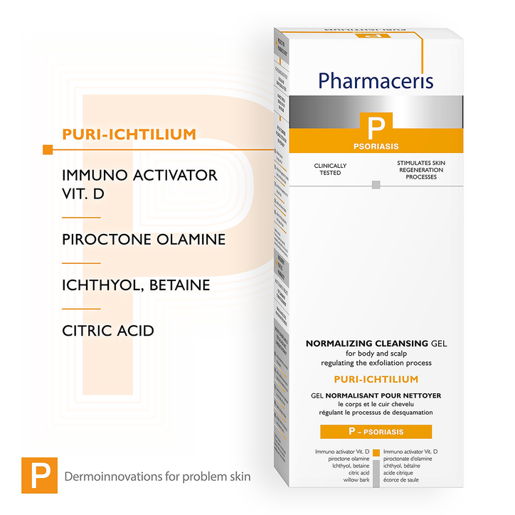 Pharmaceris P - Puri-Ichtilium Cleansing Gel for Psoriasis 250ml image 2