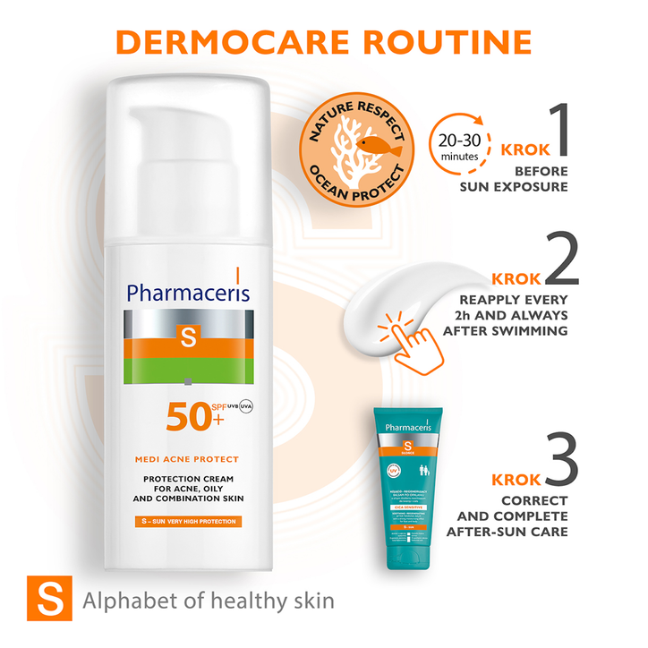 Pharmaceris S - Medi Acne Protect SPF 50 50ml image 6