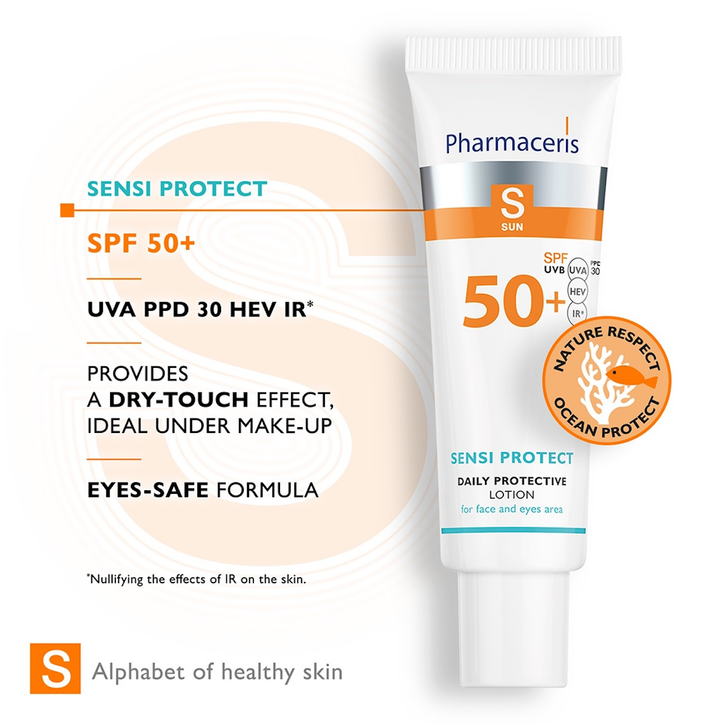Pharmaceris S - Sensi Protect Daily Protective Lotion SPF50+ 50ml 50 ml image 3