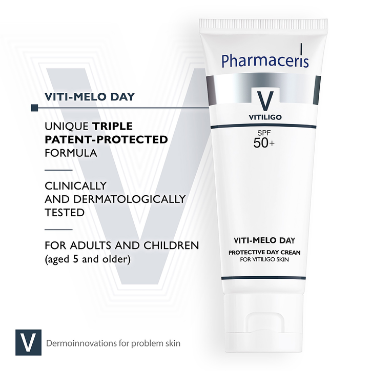 Pharmaceris V - Viti-Melo Day Protective Day Cream for Vitiligo 75ml image 4