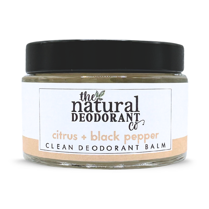 The Natural Deodorant Co Clean Deodorant Balm Citrus And Black Pepper 55G