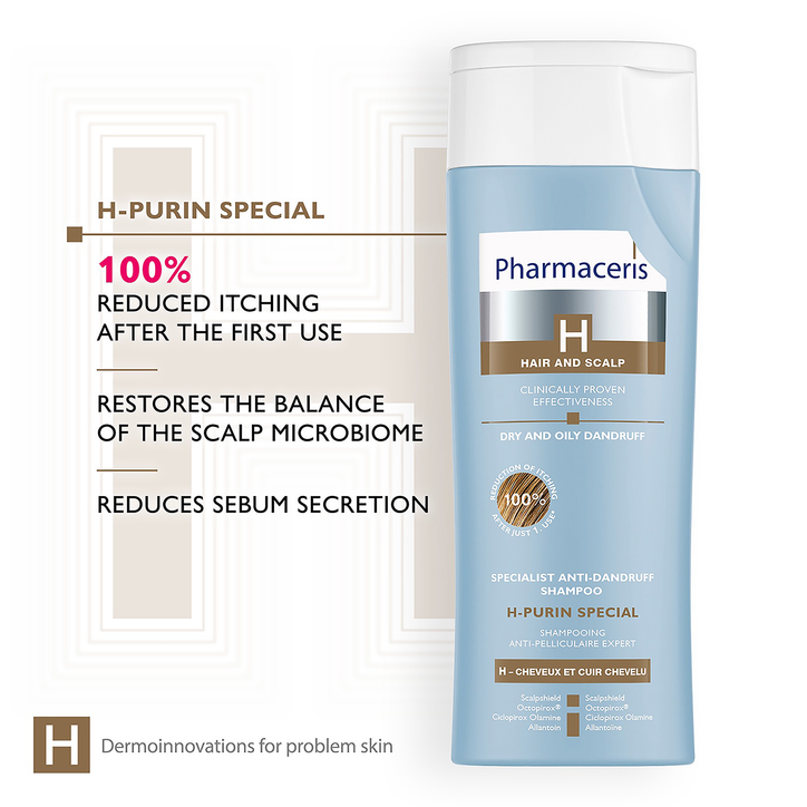 Pharmaceris H - H-Purin Special Anti-Dandruff Shampoo 250ml image 4