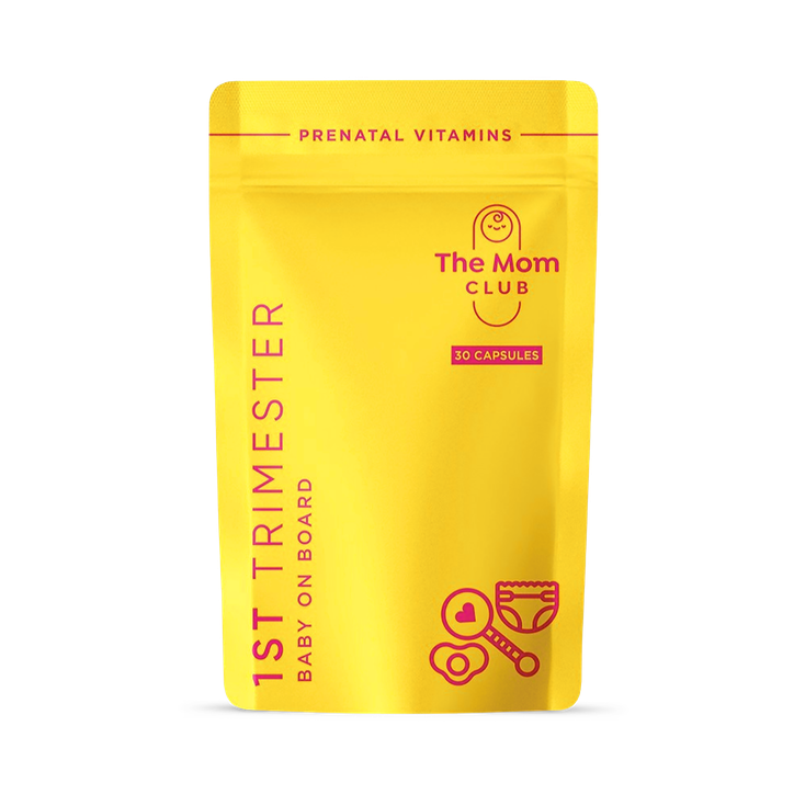 The Mom Club First Trimester - Baby on board - Prenatal Vitamins 30 Capsules