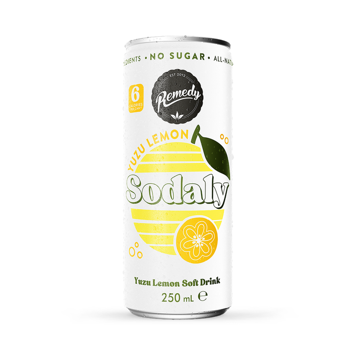 Remedy Sodaly Yuzu Lemon Sugar Free Drink 250Ml