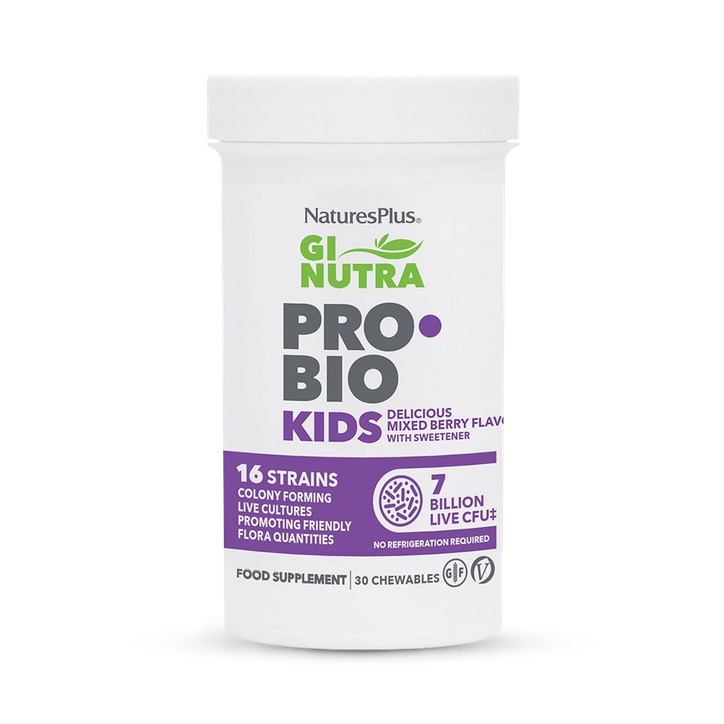 NaturesPlus GI NUTRA™ Pro Bio Kids 30 Chewables