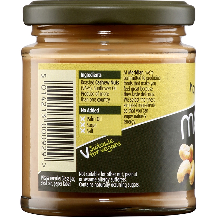 Meridian Smooth Cashew Butter 170g image 3