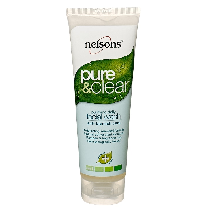 Nelsons Pure & Clear Antiblemish Purifying Daily Facial Wash 125ml-1