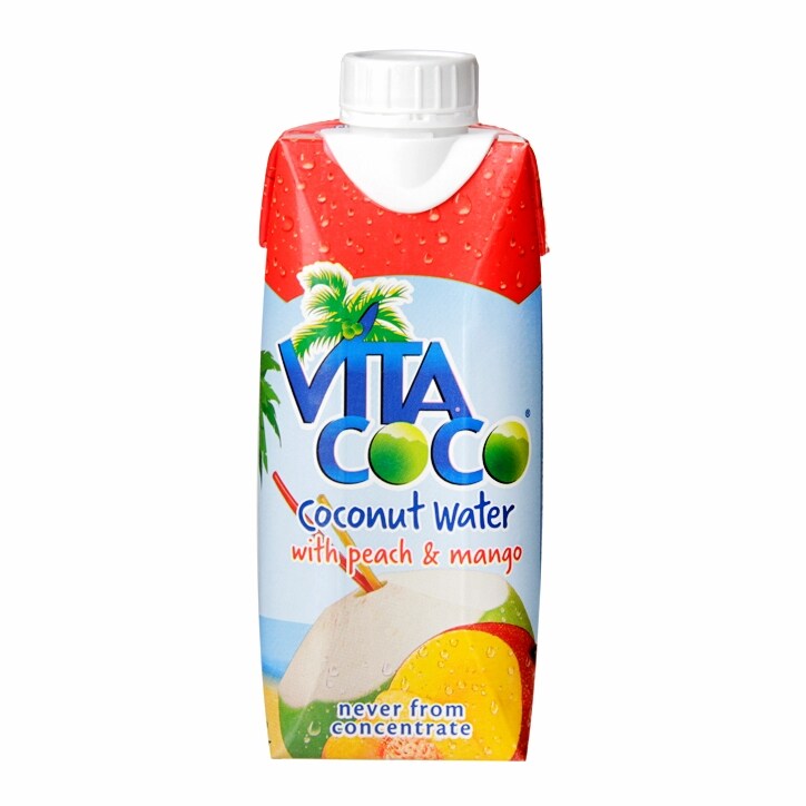Vita Coco 100% Natural Coconut Water with Peach and Mango 330ml