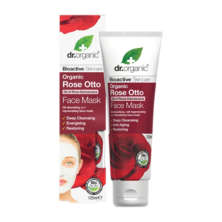 Dr Organic Rose Otto Face Mask 125ml