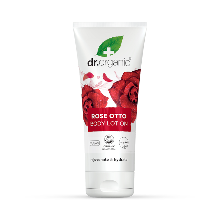 Dr Organic Rose Otto Body Lotion 200ml image 1