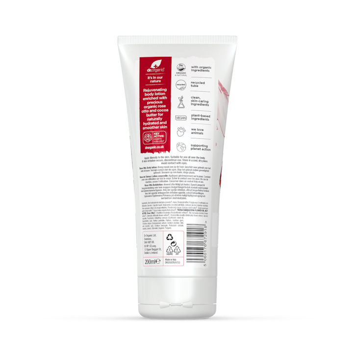 Dr Organic Rose Otto Body Lotion 200ml image 2
