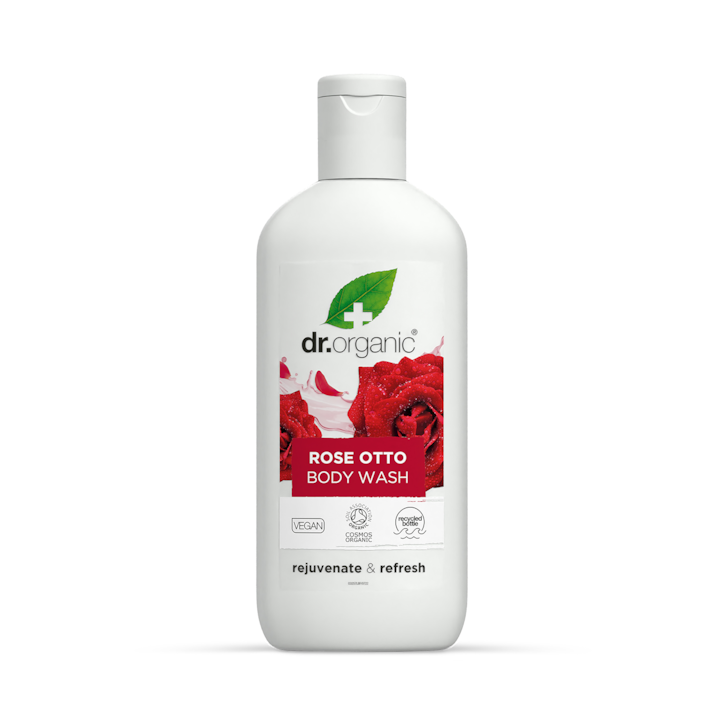 Dr Organic Rose Otto Body Wash 250ml image 1