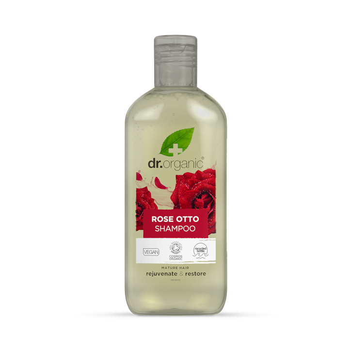 Dr Organic Rose Otto Shampoo 265ml image 1