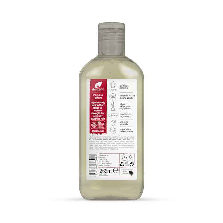 Dr Organic Rose Otto Shampoo 265ml image 2