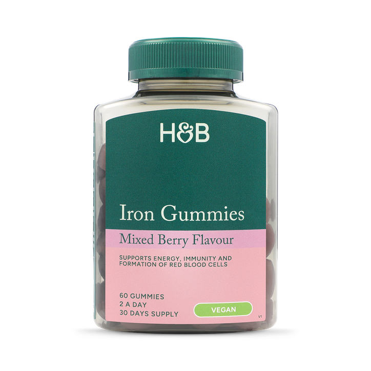 Holland & Barrett Iron Mixed Berry Flavour 60 Gummies