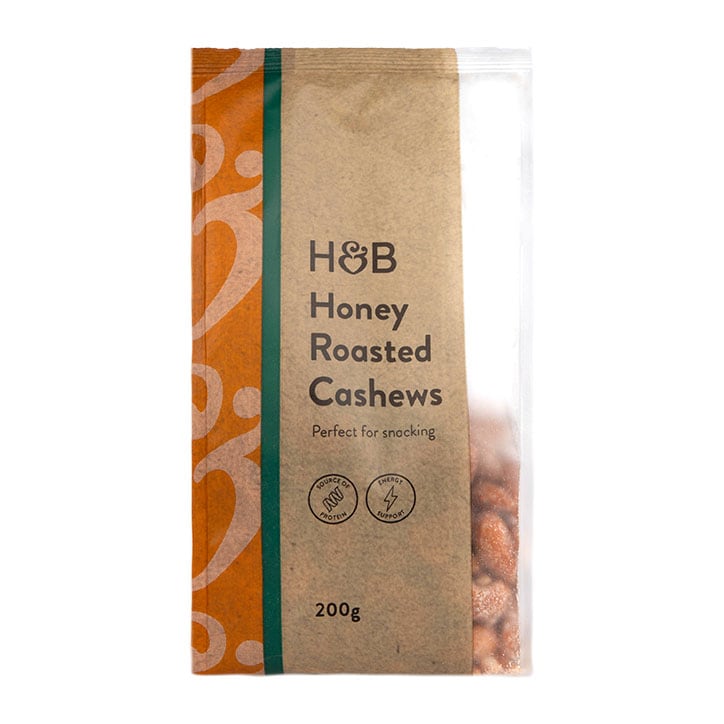 Holland & Barrett Honey Roasted Cashews 200g