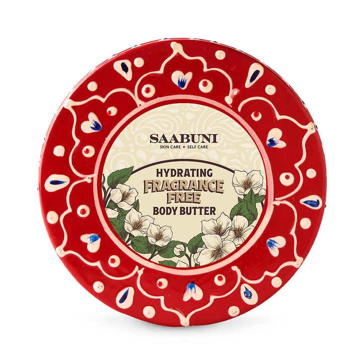 Hydrating Fragrance Free Body Butter with Jojoba Oil - 100g