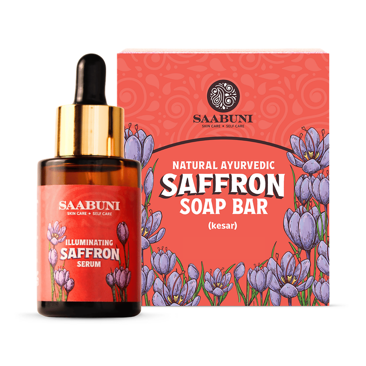 Saffron Duo - Illuminating Soap & Serum 120 g