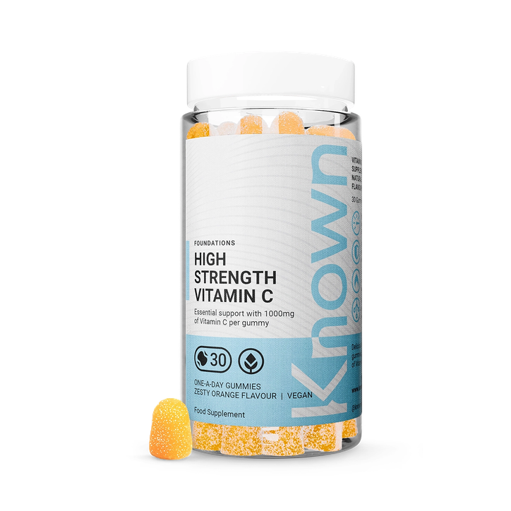 Known Nutrition High Strength Vitamin C 1000mg Zesty Orange Flavour 30 Gummies