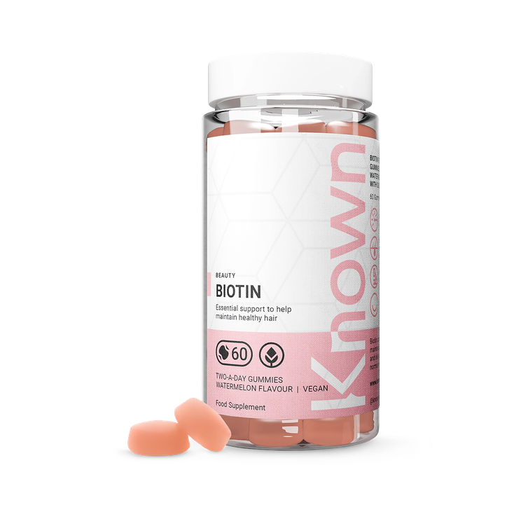 Known Nutrition Biotin 10,000mcg Watermelon Flavour 60 Gummies