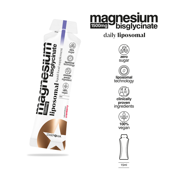 Starpowa Magnesium Liquid Liposomal Cranberry 1500 mg 14 Sachets image 6