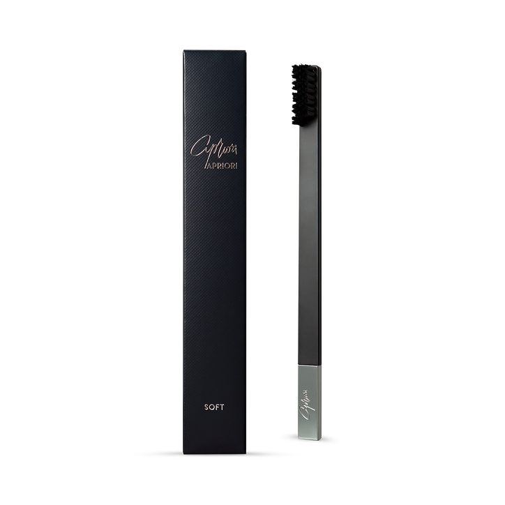 APRIORI Black Silver Soft Toothbrush