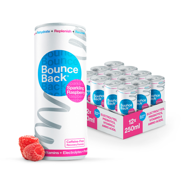 Case of 12 x 250ml Raspberry Flavour Low Calorie Caffeine-Free Sparkling Soft Drink