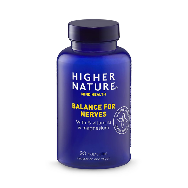 Balance for Nerves - With L-Theanine & Lemon Balm - 90 Vegan Capsules - 90 Capsules