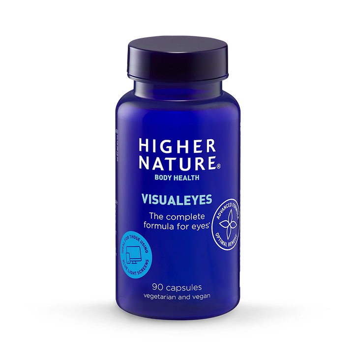 Visual Eyes - Eye Support Formula - 10 Key Nutrients - 90 Vegan Capsules - 90 Capsules