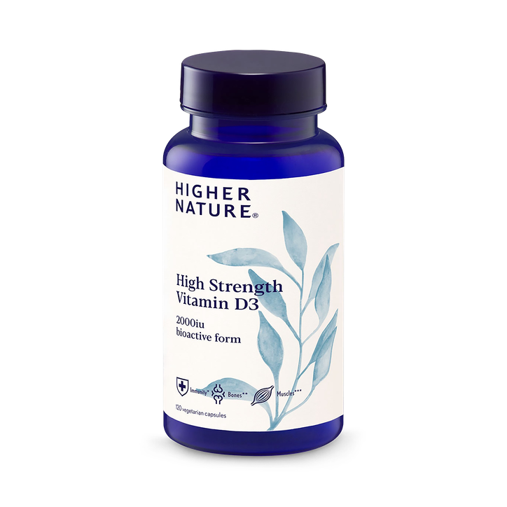 Vitamin D3 2000 IU - High Strength - 120 Capsules