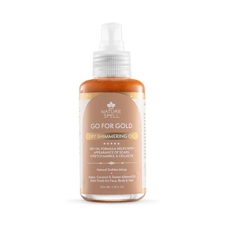 Nature Spell Go For Gold Dry Shimmering Oil 100ml