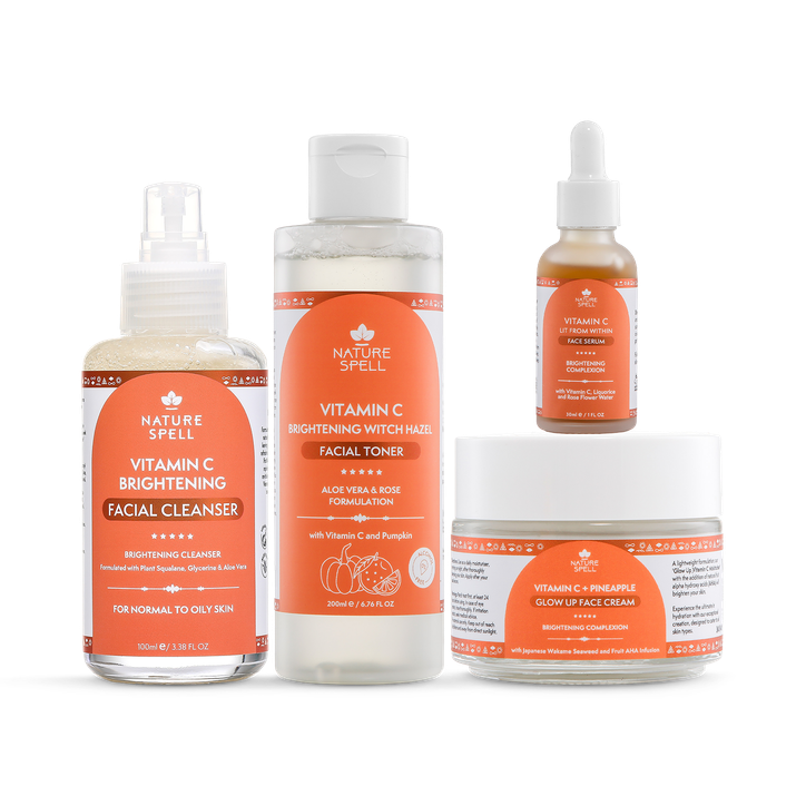 Nature Spell Vitamin C + Fruit Aha Skincare Set