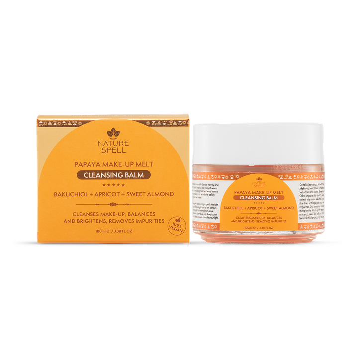 Nature Spell Papaya Make-Up Melt Cleansing Balm 100ml