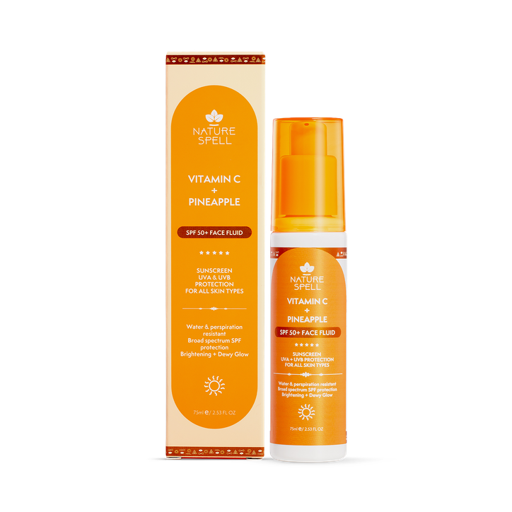 Nature Spell Vitamin C + Pineapple Spf 50+ Face Fluid 75ml