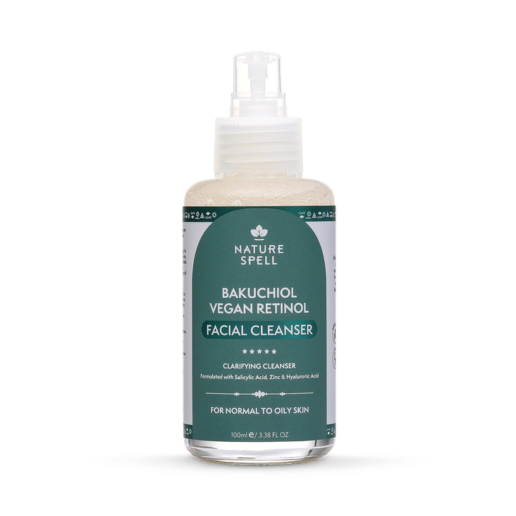 Nature Spell - Bakuchiol Vegan Retinol Facial Cleanser - 100ml