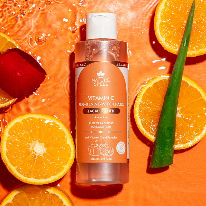 Nature Spell Vitamin C Brightening Witch Hazel Facial Toner 200ml image 3