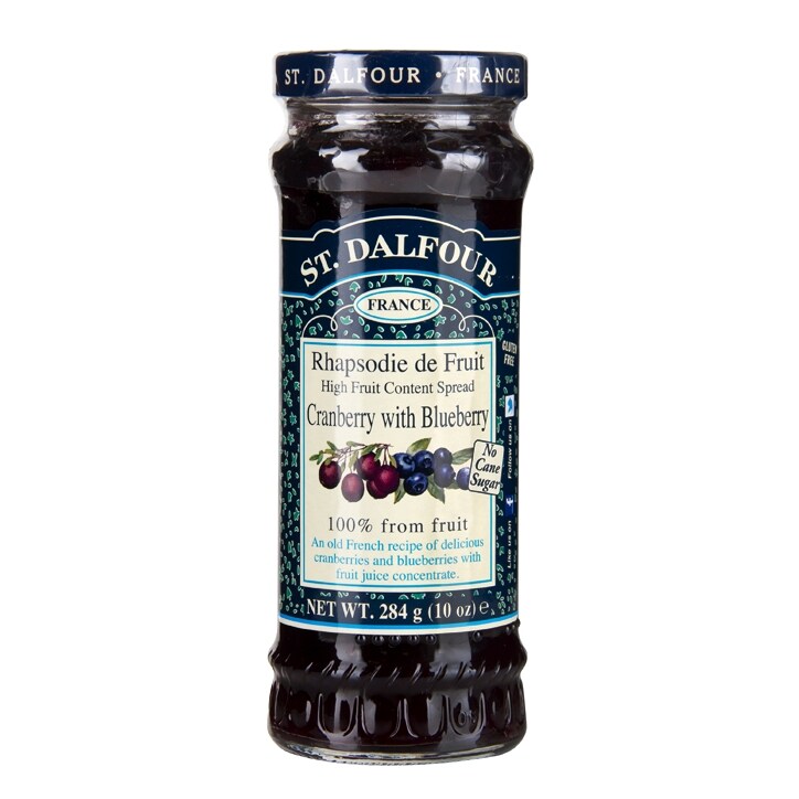 St Dalfour Cranberry & Blueberry Spread 284g image 1