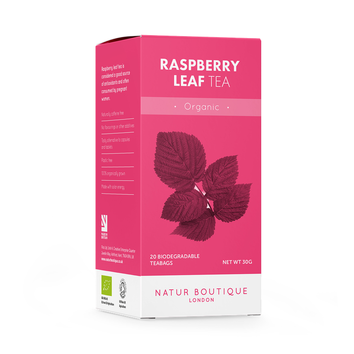 Natur Boutique Organic Raspberry Leaf Tea 20 Tea Bags
