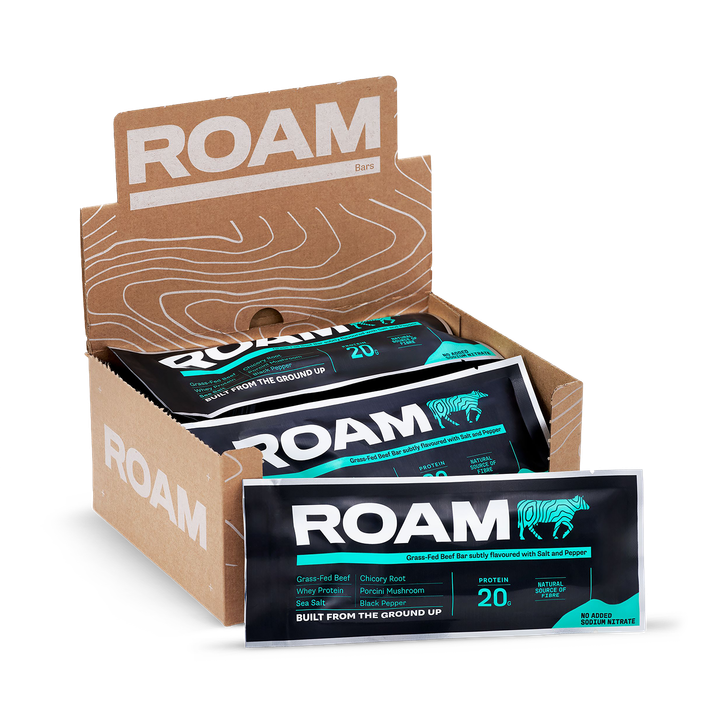 ROAM Salt & Pepper Beef Bar - 6 x 45g Bar