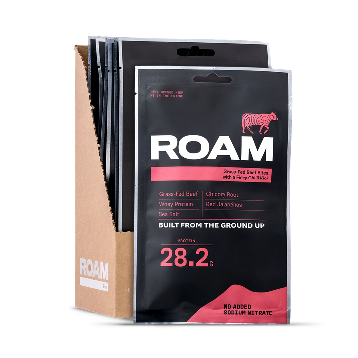 ROAM Jalapéno Chilli Beef Bites - 6 x 70g Bag